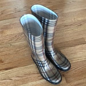Authentic Burberry Rain Boots